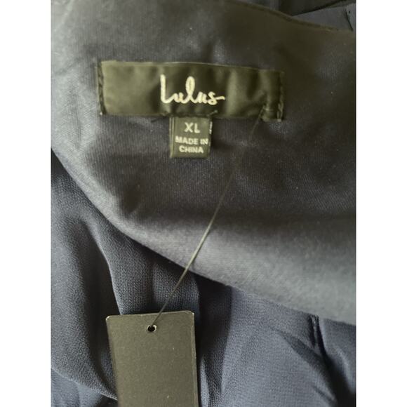 Lulus Sincerely Exquisite Maxi Dress Navy Blue XL – NWT Sold Out Size - Picture 11 of 13